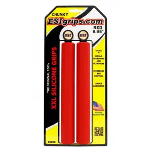 ESI Grips XXL 8.25" Chunky 32mm Handvat Rood