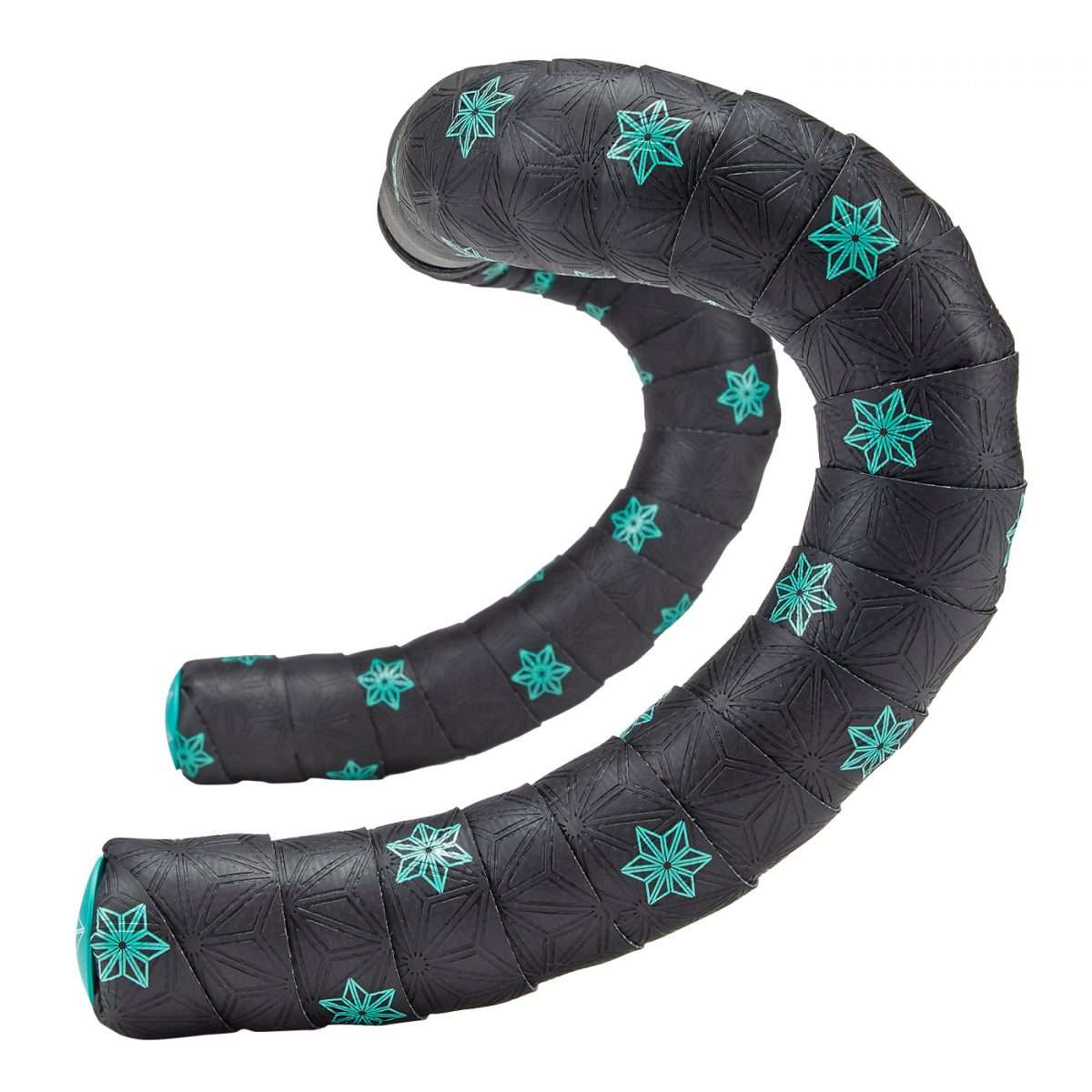 Supacaz Super Sticky Kush Galaxy Stuurlint Zwart/Celeste Blauw (Bianchi) Print