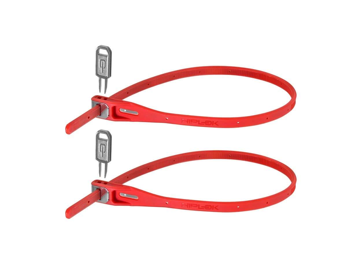 HIPLOK Z LOK Slot Twin Pack Rood