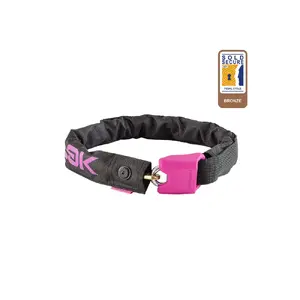Hiplok LITE Draagbaar Kettingslot Zwart/Roze