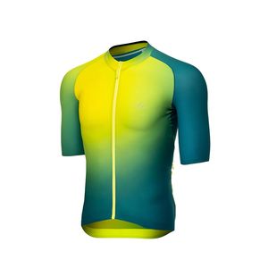 7mesh Skyline Fietsshirt Korte Mouwen Groen/Geel Heren