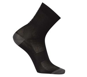 7mesh Word 6 inch Fietssokken Zwart