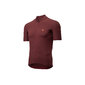 7mesh Ashlu Merino Fietsshirt Korte Mouwen Donkerrood Heren