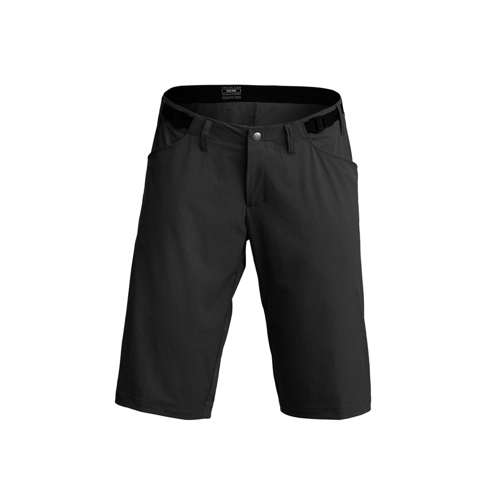 7MESH Farside Long 13" Gravel Fietsbroek Kort Zwart Dames