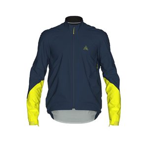 7mesh Rebellion Hi-Vis Fietsjack Donkerblauw/Geel Heren