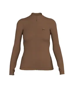 7mesh Ashlu Merino Fietsshirt Lange Mouwen Bruin Dames