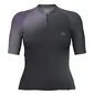 7mesh Pace Fietsshirt Korte Mouwen Grijs/Paars Dames