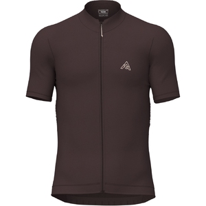 7mesh Ashlu Merino Fietsshirt Korte Mouwen Donkerbruin Heren