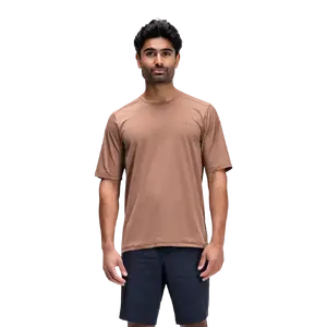 7mesh Atlas Gravel Fietsshirt Korte Mouwen Donkerbruin Heren