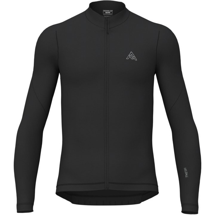 7MESH Ashlu Merino Fietsshirt Lange Mouwen Zwart Heren