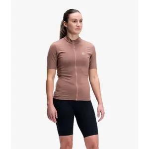7mesh Ashlu Merino Fietsshirt Korte Mouwen Bruin Dames