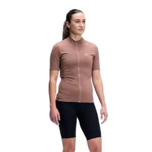 7mesh Ashlu Merino Fietsshirt Korte Mouwen Bruin Dames