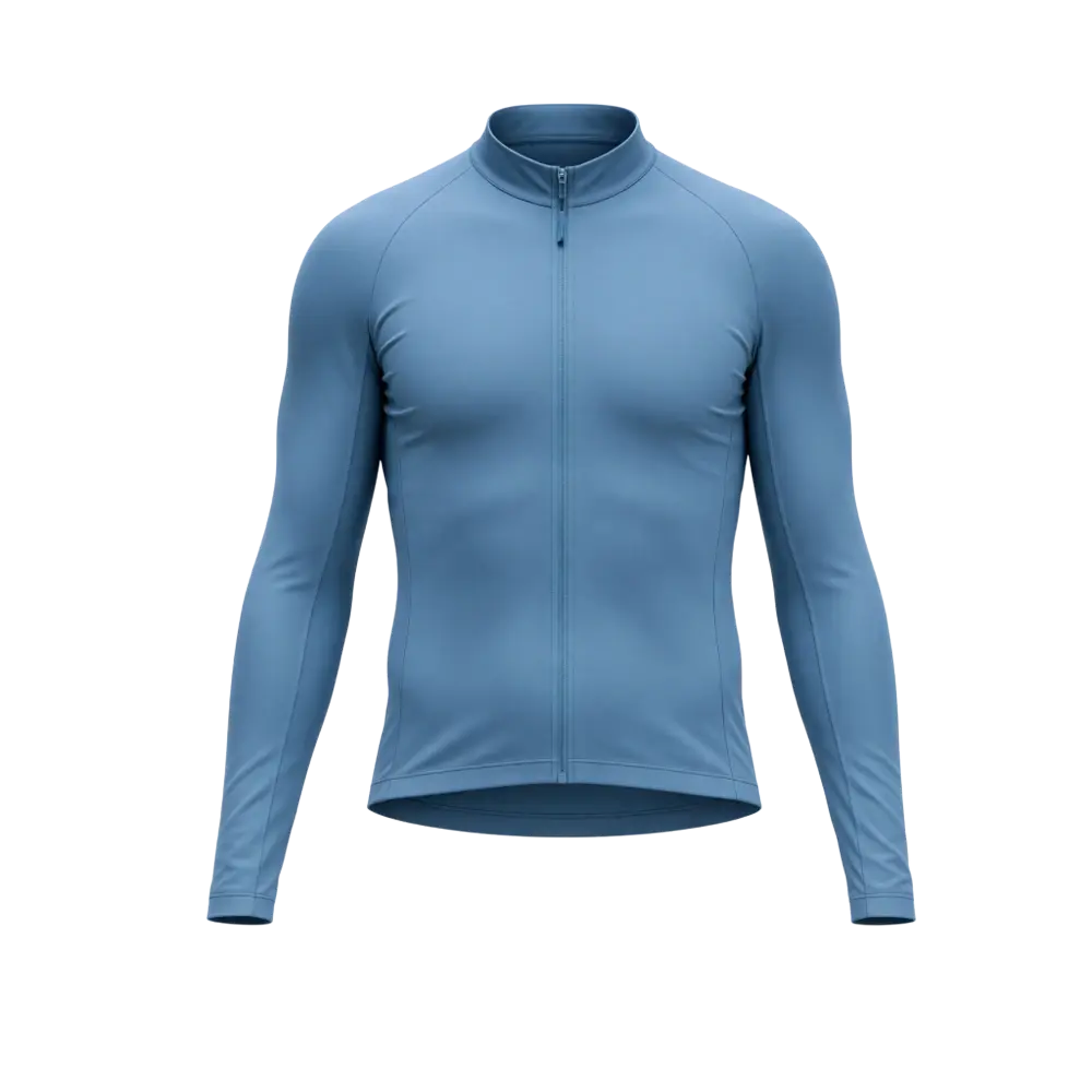 7MESH Atlas Fietsshirt Lange Mouwen Blauw Heren
