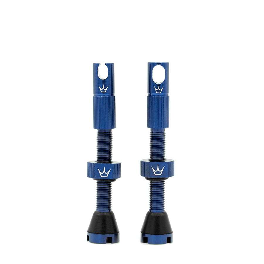 Peaty's Chris King MK2 Tubeless Ventielen Donkerblauw