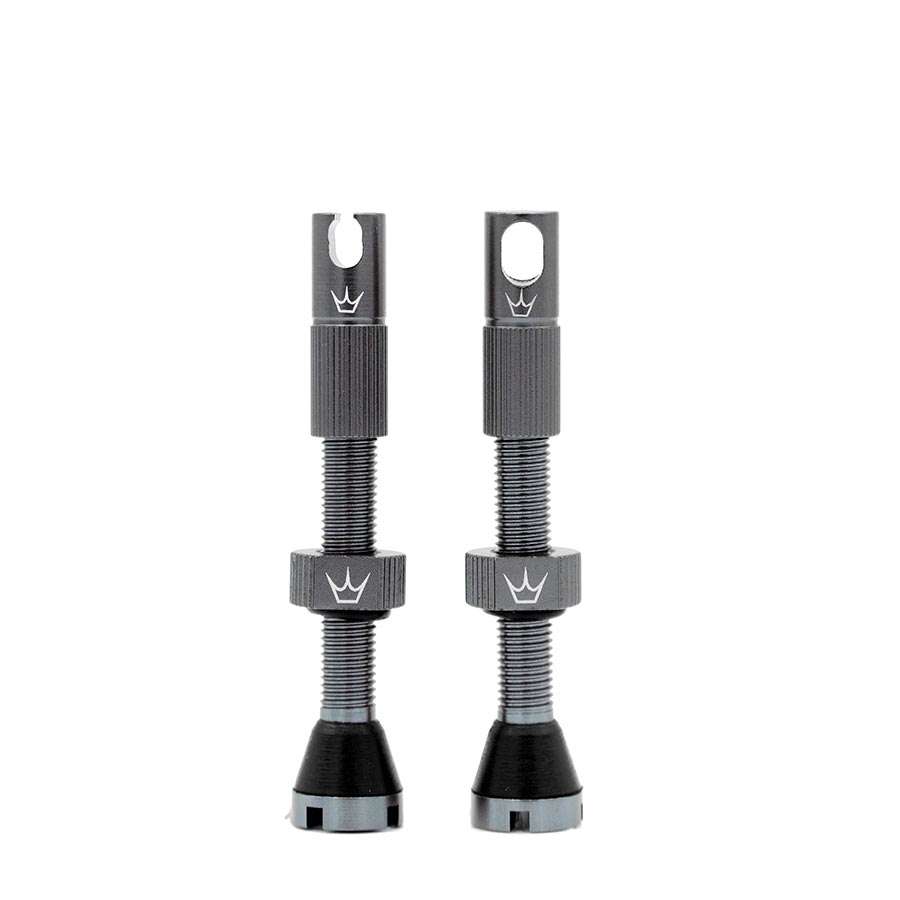 Peaty's Chris King MK2 Tubeless Ventielen Grijs