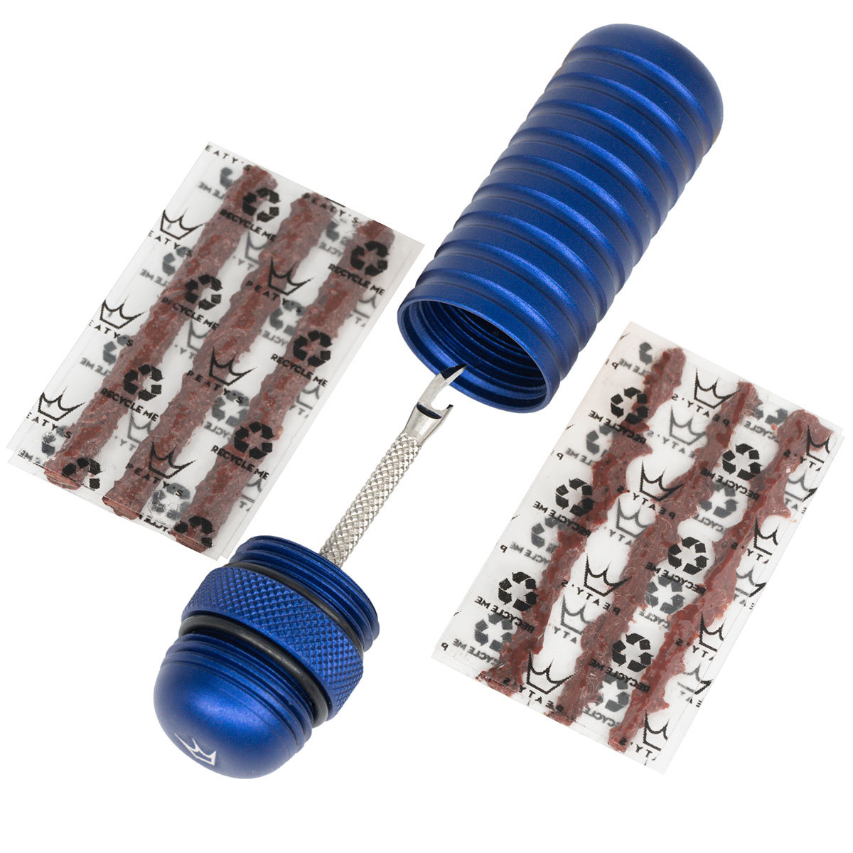 Peaty's Holeshot Tubeless Puncture Plugger Kit Blauw