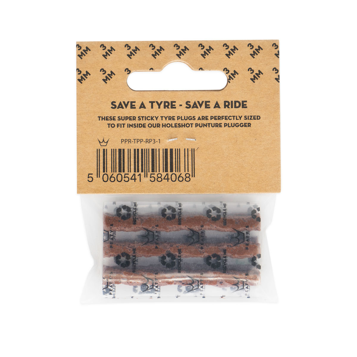 Peaty's Holeshot Tubeless Puncture Plugger Refill Pack 6x 3mm