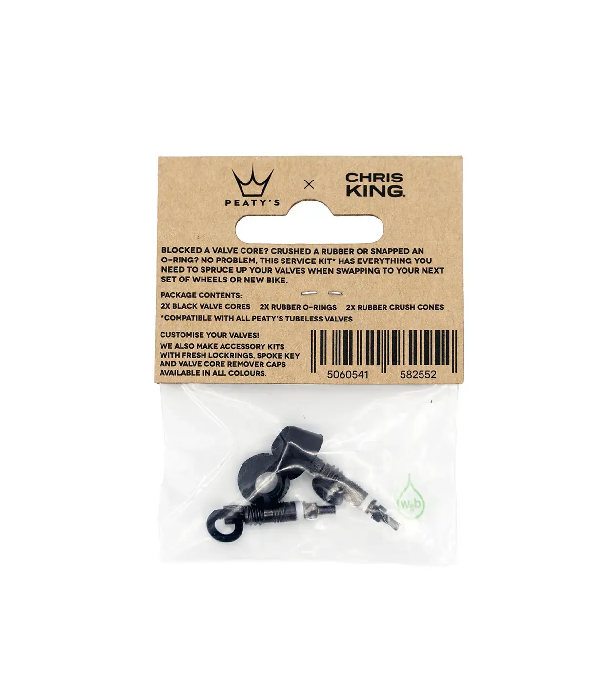 Peaty's Chris King MK2 Tubeless Valve Service Kit