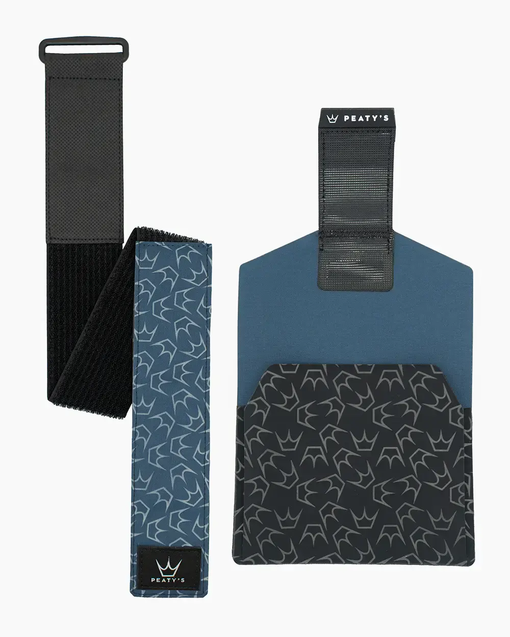 Peaty's HoldFast Trail Tool Wrap Blauw