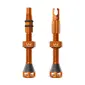 Peaty's Holeshot Fast Flow Tubeless Ventielen Oranje