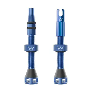 Peaty's Holeshot Fast Flow Tubeless Ventielen Donkerblauw