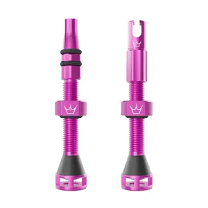 Peaty's Holeshot Fast Flow Tubeless Ventielen Roze