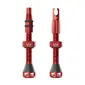 Peaty's Holeshot Fast Flow Tubeless Ventielen Rood