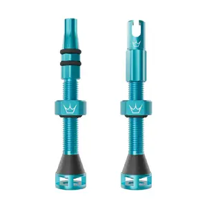 Peaty's Holeshot Fast Flow Tubeless Ventielen Turquoise
