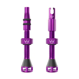 Peaty's Holeshot Fast Flow Tubeless Ventielen Paars