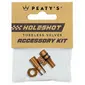 Peaty's Holeshot Fast Flow Tubeless Ventielen Accessory Kit Brons