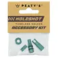 Peaty's Holeshot Fast Flow Tubeless Ventielen Accessory Kit Lichtgroen