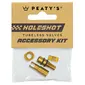 Peaty's Holeshot Fast Flow Tubeless Ventielen Accessory Kit Goud