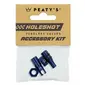 Peaty's Holeshot Fast Flow Tubeless Ventielen Accessory Kit Donkerblauw