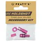 Peaty's Holeshot Fast Flow Tubeless Ventielen Accessory Kit Roze