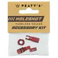 Peaty's Holeshot Fast Flow Tubeless Ventielen Accessory Kit Rood