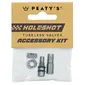 Peaty's Holeshot Fast Flow Tubeless Ventielen Accessory Kit Grijs