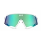 KOO SPECTRO Sport Zonnebril Wit met Green Mirror Lens