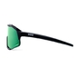 KOO DEMOS Sport Zonnebril Zwart met Green Mirror Lens