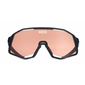 KOO DEMOS Sport Zonnebril Zwart/Roze met Pink Lens