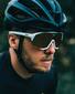 KOO DEMOS Sport Zonnebril Wit/Bruin met Brown Lens