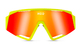 KOO SPECTRO Sport Zonnebril Fluo Geel met Red Mirror Lens