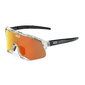 KOO DEMOS Sport Zonnebril Transparant Met Red Mirror Lens