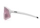 KOO DEMOS Sport Zonnebril Wit met L.Photochromische Pink Lens