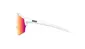 KOO ALIBI Sport Zonnebril Mat Wit met Photochromic Fuchsia Mirror Lens