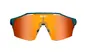 KOO ALIBI Sport Zonnebril Mat Donkerblauw met Photochromic Red Mirror Lens