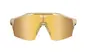 KOO ALIBI Sport Zonnebril Mat Bruin met Gold Mirror Lens