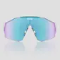KOO ALIBI Maratona Sport Zonnebril Mat Wit met Turquoise Mirror Lens
