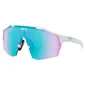 KOO ALIBI Maratona Sport Zonnebril Mat Wit met Turquoise Mirror Lens
