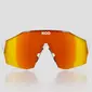 KOO ALIBI Sport Zonnebril Mat Wit met Red Mirror Lens