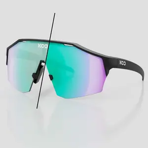 KOO ALIBI Sport Zonnebril Mat Zwart met Green Photochromic Lens